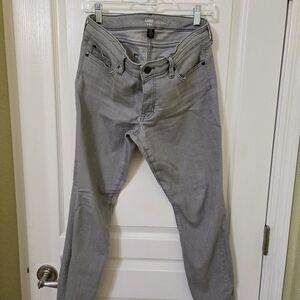 GAP Gray Skinny Jeans with Smooth Texture